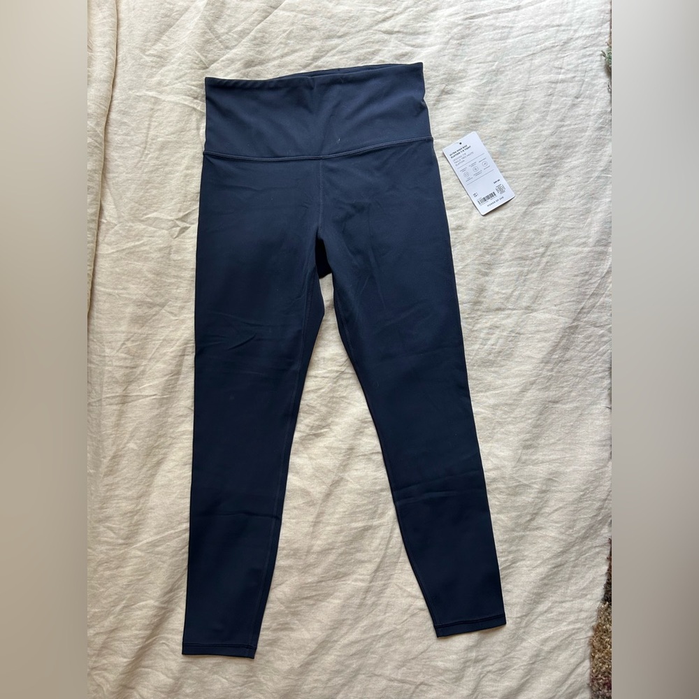 NWT Navy Athleta 7/8 Leggings